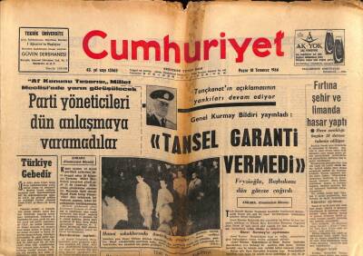Cumhuriyet Gazetesi 10 Temmuz 1966 - Batı Trakyada Türklere Baskı Devam Ediyor GZ82541 - 1
