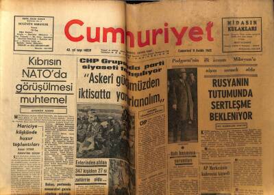 Cumhuriyet Gazetesi 11 Aralık 1965 - Bahri Yılmaz Akıl Hastanesine Kaldırıldı GZ78075 - 1