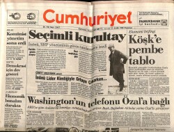 Cumhuriyet Gazetesi 11 Aralık 1989 - Washingtonun Telefonu Özala Bağlı GZ62291 - 1