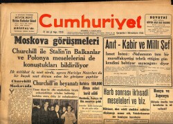 Cumhuriyet Gazetesi 11 Ekim 1944 - Harb Sonrası İktisadi Meseleleri Ve Biz GZ69844 - 2