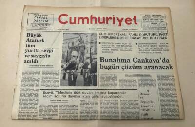 Cumhuriyet Gazetesi 11 Kasım 1974 GZ1388 - 2