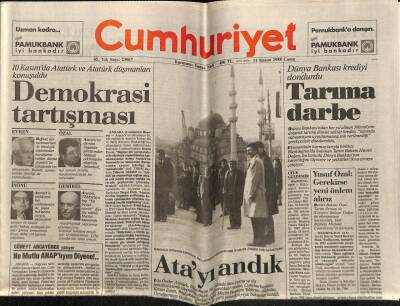 Cumhuriyet Gazetesi 11 Kasım 1988 - Doğum Günü Hediyesi GZ56920 - 1
