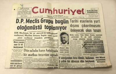 Cumhuriyet Gazetesi 11 Mayıs1960 GZ859 - 1