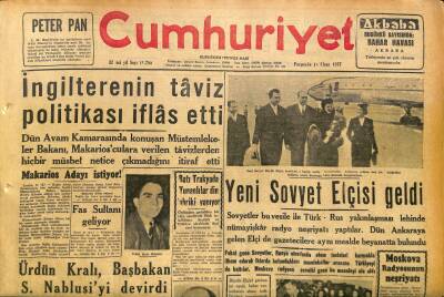 Cumhuriyet Gazetesi 11 Nisan 1957 - Çayırova Tersanesi 300 Milyon Liraya Çıkacak - Ercümend Çiftçi , Adli Tıbda Muayene Edilecek GZ120771 - 1