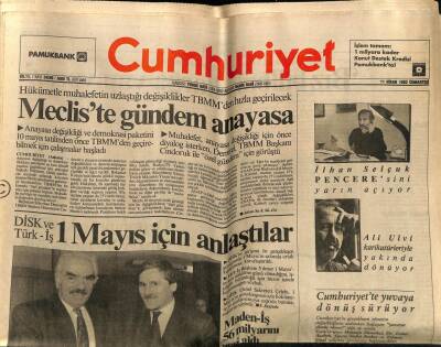 Cumhuriyet Gazetesi 11 Nisan 1992 - Doğum Günü Hediyesi GZ56835 - 1