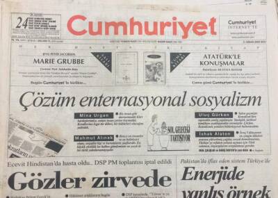Cumhuriyet Gazetesi 11 Nisan 2000 Suriyeli Şeriatçı Aranıyor GZ30970 - 1