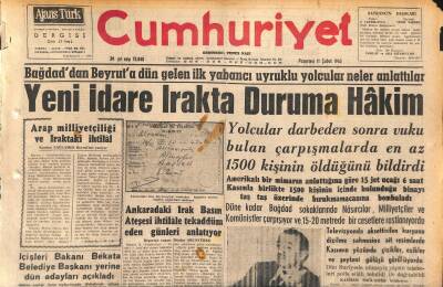 Cumhuriyet Gazetesi 11 Şubat 1963 - Yeni İdare Irakta Duruma Hakim - Kısmi Af Kanunu Tasarısı Başbakanlığa Sevkedildi GZ120560 - 1