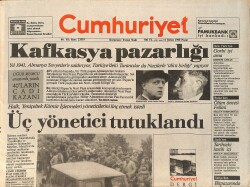 Cumhuriyet Gazetesi 11 Şubat 1990 - Tyson Mı, Douglas Mı - Nazilerle Kafkasya Pazarlığı GZ2564 - Gökçekoleksiyon