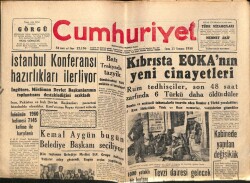 Cumhuriyet Gazetesi 11 Temmuz 1958 - Açıkhava Tiyatrosunda Zeki Müren - Tito İle Nasır Bir Tebliğ Neşrettiler GZ98004 - 1