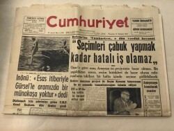 Cumhuriyet Gazetesi 11 Temmuz 1960 GZ1003 - 2
