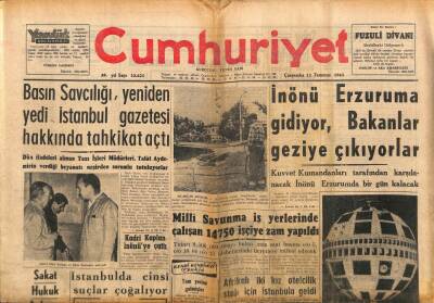 Cumhuriyet Gazetesi 11 Temmuz 1962 - Sümerbank 19 Lira 75 Kuruştan Poplin Gömlek Satışına Başladı GZ96932 - 1