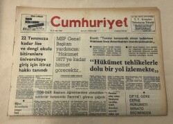 Cumhuriyet Gazetesi 12 Ağustos 1975 GZ1236 - 2