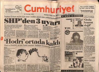 Cumhuriyet Gazetesi 12 Aralık 1990 - Doğum Günü Hediyesi GZ55545 - 1