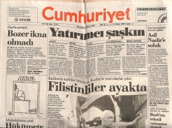 Cumhuriyet Gazetesi 12 Ekim 1990 - Kudüs Katliamı , ABDye Darbe Oldu GZ72217 - 1