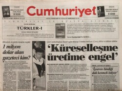 Cumhuriyet Gazetesi 12 Ekim 2000-Şeriatçıların Hedefindeki Rektör GZ45015 - 1