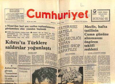 Cumhuriyet Gazetesi 12 Haziran 1974 - Kıbrısta Türklere Saldırılar Yoğunlaştı GZ103148 - 2