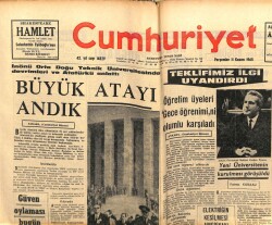 Cumhuriyet Gazetesi 12 Kasım 1965 - Hükümet Güvenoyu Aldı GZ103170 - 2