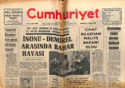 Cumhuriyet Gazetesi 12 Kasım 1966 - Cihat Bilgehan Maliye Bakanı Oldu GZ103238 - 1