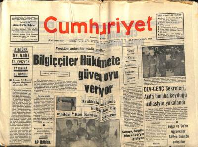 Cumhuriyet Gazetesi - 12 Kasım 1969 - Cevat Yücesoy Dün Vefat Etti GZ99465 - 1