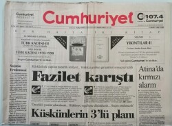 Cumhuriyet Gazetesi 12 Mart 1999 Kosovada Savaş Ve Barış Çizgisi - GZ44887 - 2