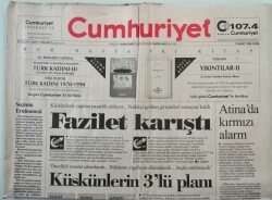 Cumhuriyet Gazetesi 12 Mart 1999 Kosovada Savaş Ve Barış Çizgisi - GZ44887 - 1