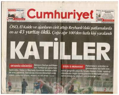 Cumhuriyet Gazetesi 12 Mayıs 2013 - İnönüde 3 Gollü Veda Beşiktaş Efsane Stadın Kapanış Maçında Gençlerbirliğini Farklı Yendi GZ48061 - 1