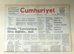 Cumhuriyet Gazetesi 12 Nisan 1977 GZ711 - 2