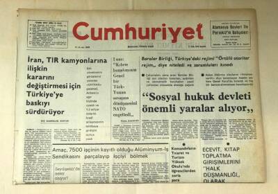 Cumhuriyet Gazetesi 12 Ocak 1976 GZ514 - 1