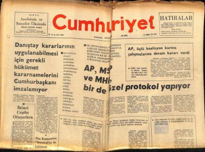 Cumhuriyet Gazetesi 12 Temmuz 1977 - Kalp Ameliyatlarında Yüzde 50ye Kadar Varan Zamlar Uygulanıyor GZ69889 - 2