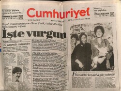 Cumhuriyet Gazetesi 12 Temmuz 1988 - Filistinli Bir Kez Daha Göç Yolunda GZ61292 - 2