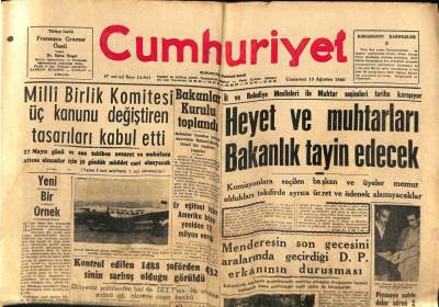 Cumhuriyet Gazetesi 13 Ağustos 1960 - Bayarın Evinde 1 Sandık Ayakkabı Ve 50 Bavul Elbise Bulundu GZ70173 - 2