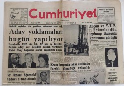 Cumhuriyet Gazetesi 13 Ekim 1963- Ölümünün Yedinci Yıl Dönümünde Cahit Sıtkı Tarancı GZ6107 - 2