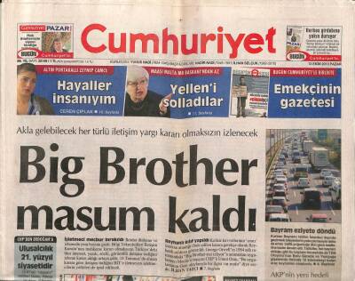 Cumhuriyet Gazetesi 13 Ekim 2013 - Kocasakal, Hukukun İktidar Eliyle Tutsak Edildiğini Savundu - Kayıp Yakınları İspanyada Adalet İstiyor GZ95253 - 1