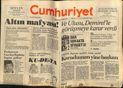 Cumhuriyet Gazetesi 13 Eylül 1985 - Caz Festivali Ünlü Usta Elvin Jonesla Açılıyor GZ60754 - 2