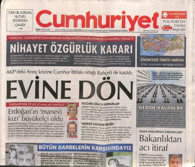 Cumhuriyet Gazetesi 13 Eylül 2019 - AB Üyelik Sürecinin Canlandırılması Türkiyenin Demokratikleştirmesine Katkıda Bulunabilir GZ95243 - 1