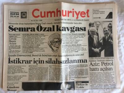 Cumhuriyet Gazetesi 13 Haziran 1991 - Sinema Yazarları 1991 Yılının Filmlerini Seçti GZ73034 - 1