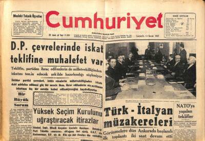 Cumhuriyet Gazetesi 13 Kasım 1957 - Kanserin Müsebbibleri Arasına Nihayet Alkol de Katıldı GZ85283 - 1