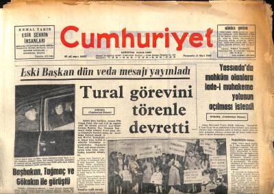 Cumhuriyet Gazetesi 13 Mart 1969 - İngiltere Yunanistana Ağır Silahlar Veriyor GZ85790 - 1