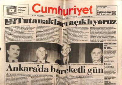 Cumhuriyet Gazetesi 13 Mart 1990 - TÜSİADdan Erken Seçim Çağrısı GZ72203 - 2