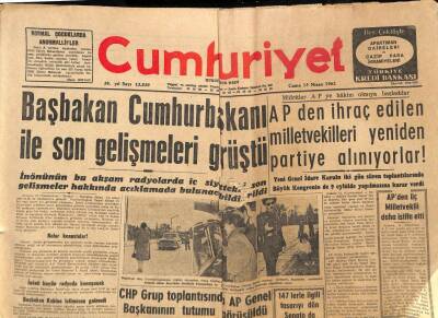 Cumhuriyet Gazetesi 13 Nisan 1962 - Teste Tabi Tutulan Bin Çocuktan Sekizi Bir Dahi Derecesinde Zeki GZ85524 - 1