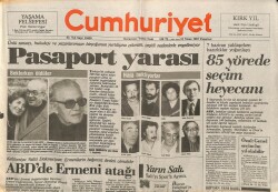 Cumhuriyet Gazetesi 13 Nisan 1987 - 85 Yörede Seçim Heyecanı GZ60732 - 2
