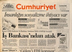Cumhuriyet Gazetesi 13 Nisan 2000 - Beyazıt'ta Patlama - Kumadam Leonardo - İş Bankası'ndan Atak GZ2647 - Gökçekoleksiyon