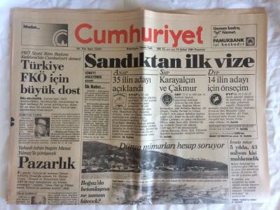 Cumhuriyet Gazetesi 13 Şubat 1989 - Macaristan Çok Partiye Geçiyor GZ73027 - 1