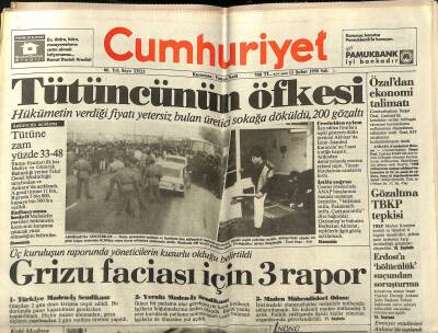 Cumhuriyet Gazetesi 13 Şubat 1990 - Kazlıçeşme Kördüğümü - Hitlerin Karargâhında İki Türk - Mandela Silahlı Mücadeleye Devam GZ122279 - 1