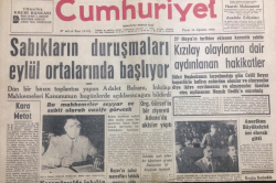 Cumhuriyet Gazetesi 14 Ağustos 1960 - Sabıkların Duruşmaları Eylül Ortalarında Başlıyor - GZ12074 - 2