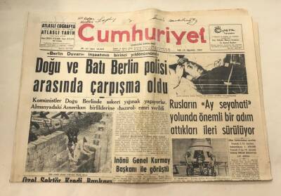 Cumhuriyet Gazetesi 14 Ağustos 1962 GZ976 - 1