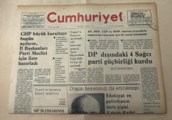 Cumhuriyet Gazetesi 14 Aralık 1974 GZ1420 - 1