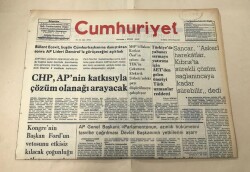 Cumhuriyet Gazetesi 14 Ekim 1974 GZ1538 - 2