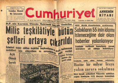 Cumhuriyet Gazetesi 14 Eylül 1960 - Yeni Bir Hal Kanunu Tasarısı Hazırlandı GZ103208 - 2