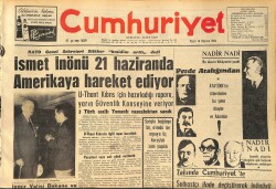 Cumhuriyet Gazetesi 14 Haziran 1964 - Ava Gardner-Stevenson Macerasının Sonu Ne Olacak ? GZ160372 - Gökçekoleksiyon